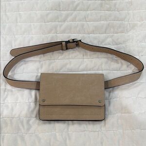 Express Faux leather waist belt bag
